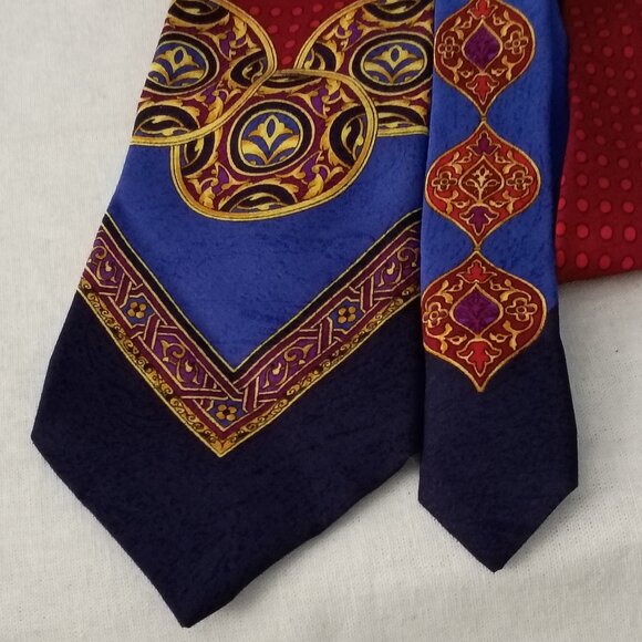 ❤️GIANNI VERSACE 100% Silk Necktie Tie Made in Spain - Picture 2 of 6